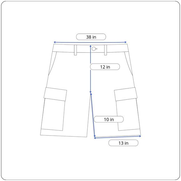 Eddie Bauer Cargo Shorts Mens 38 Brown Utility Pockets Outdoor Casual Y2K - Picture 8 of 9